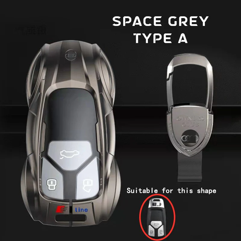 AUDI Futuristic Alloy Key case - Image 4
