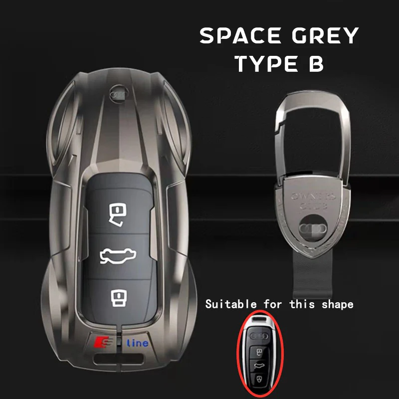 AUDI Futuristic Alloy Key case - Image 6
