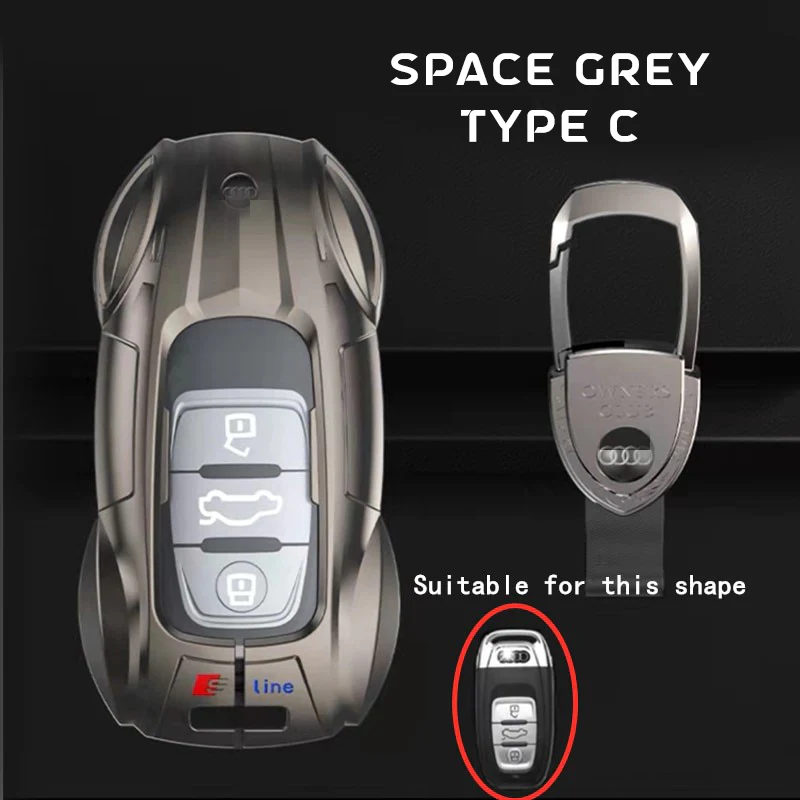 AUDI Futuristic Alloy Key case - Image 8