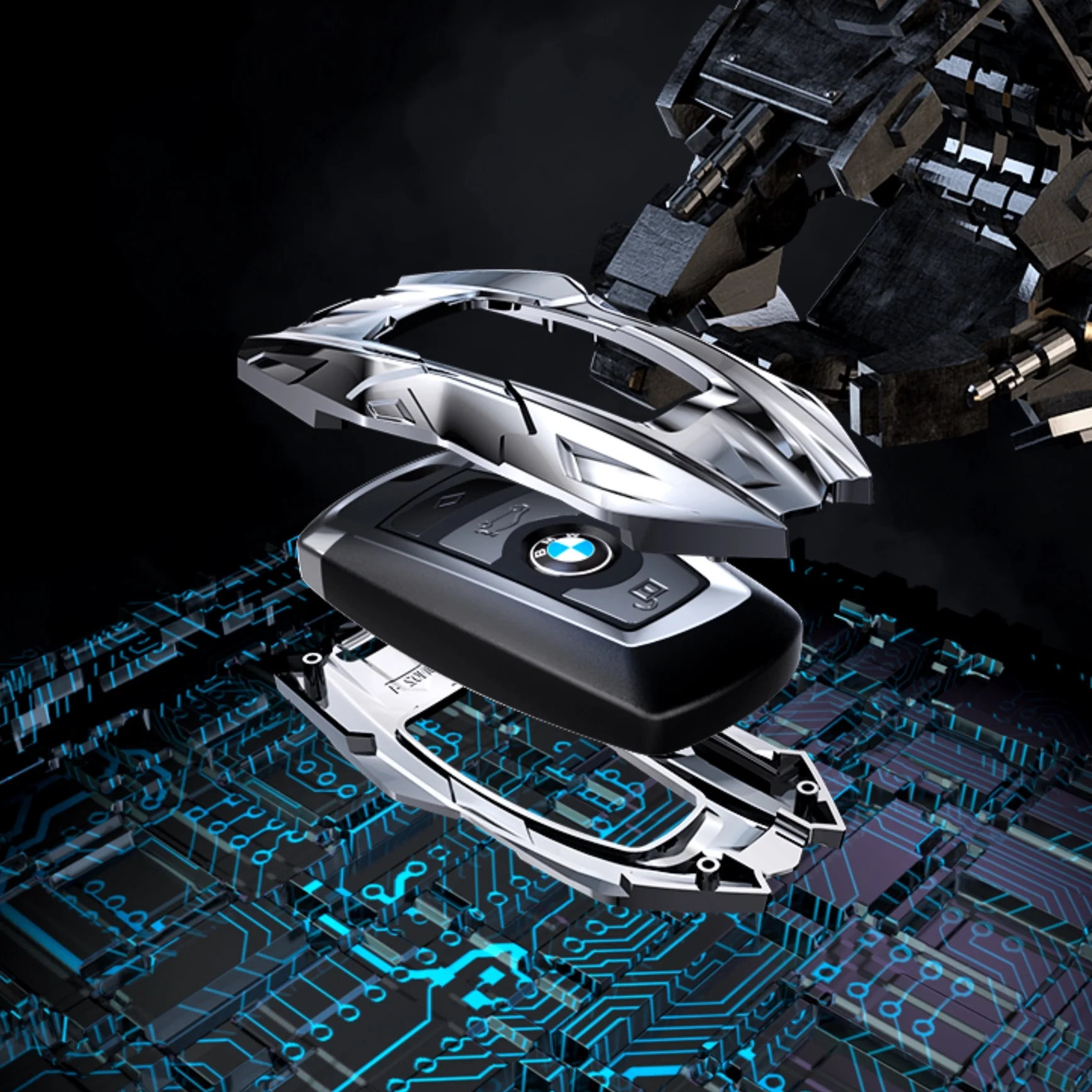 BMW Key Fob Case in Metal Alloy - Image 10
