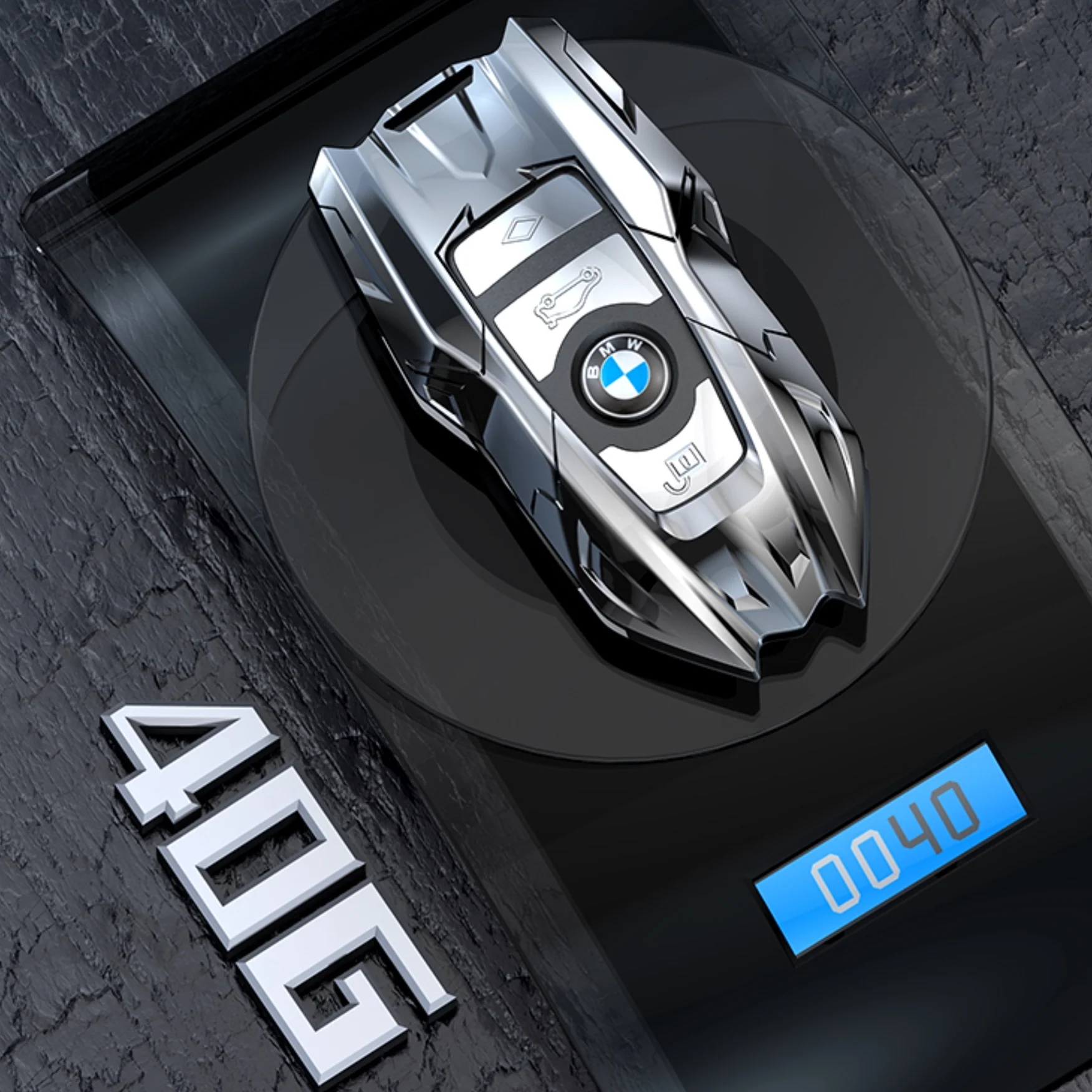 BMW Key Fob Case in Metal Alloy - Image 11