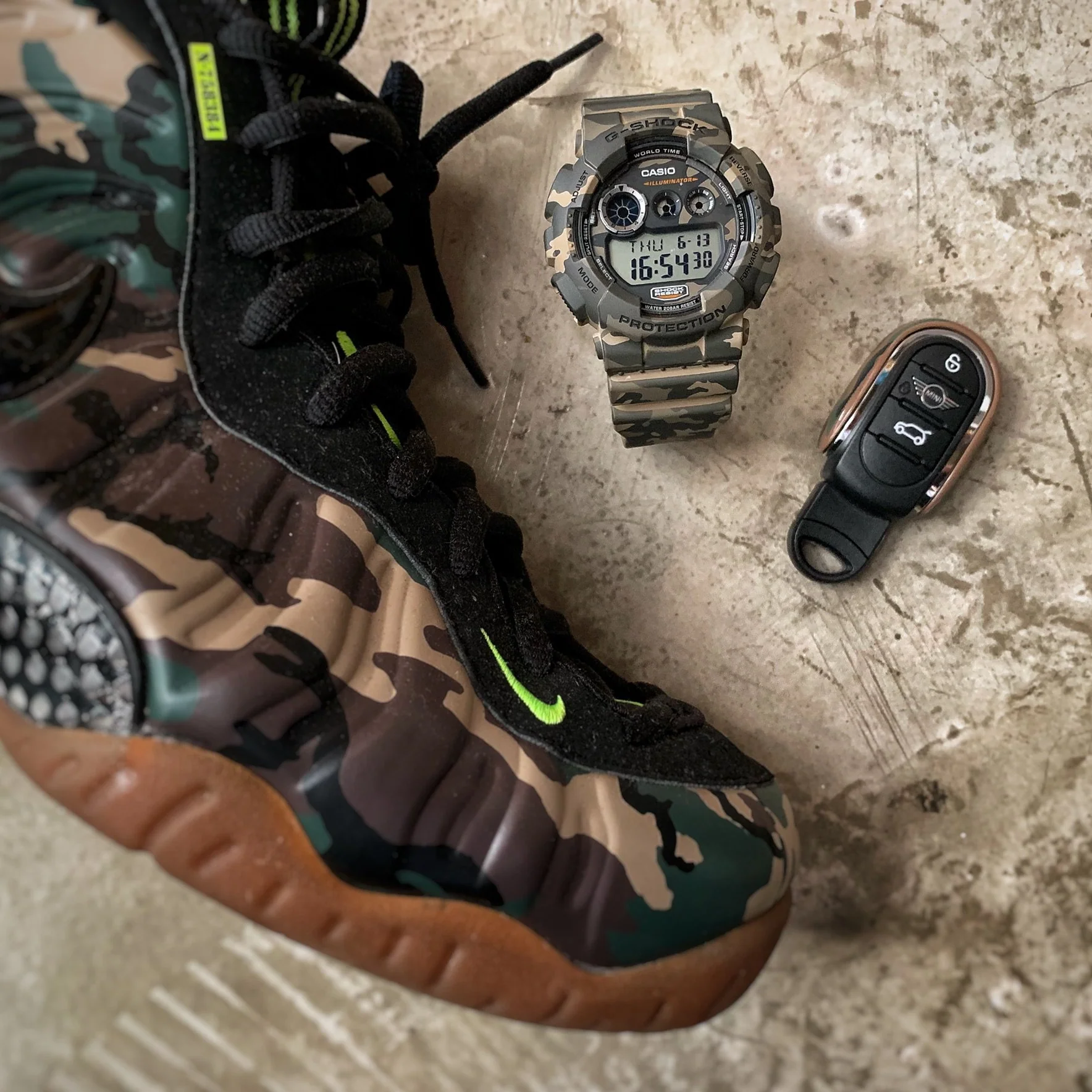 💪 Camo Metal Alloy Key Fob Case - Image 3