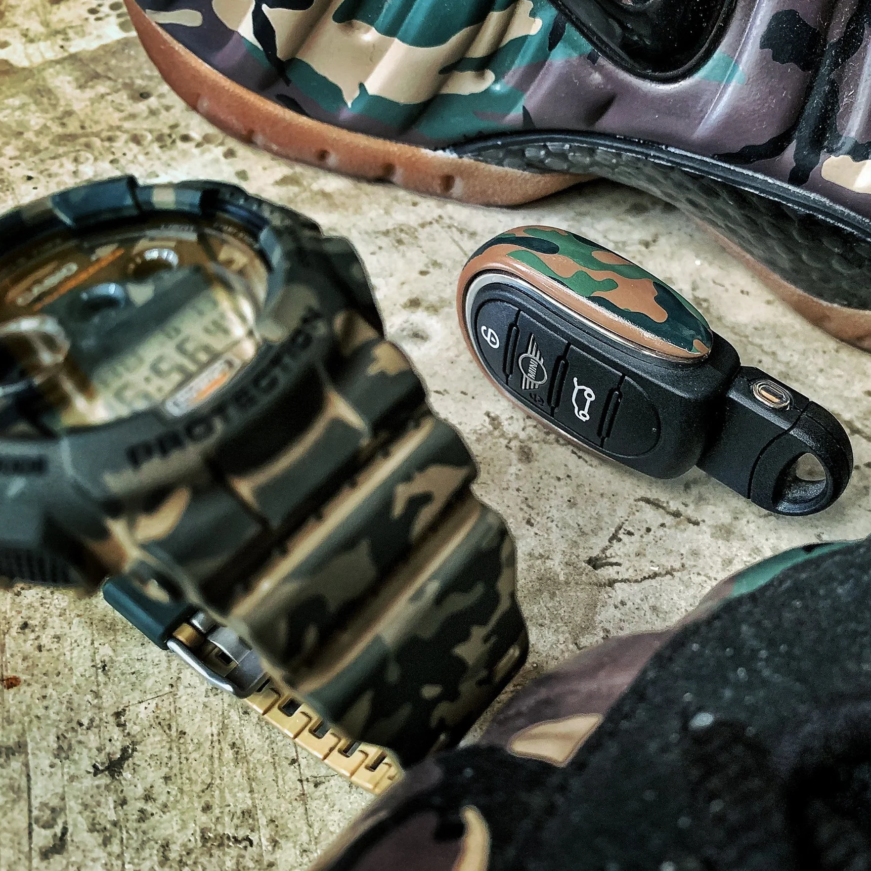 💪 Camo Metal Alloy Key Fob Case - Image 4