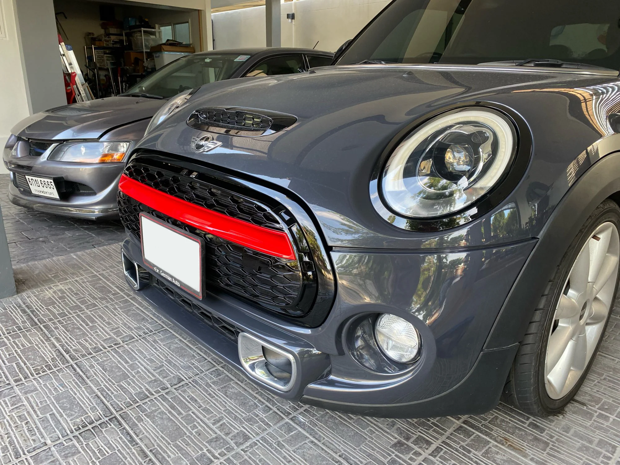 Gloss Black GP3 Front Bumper Grill Kit for Gen 3 MINI - Image 5