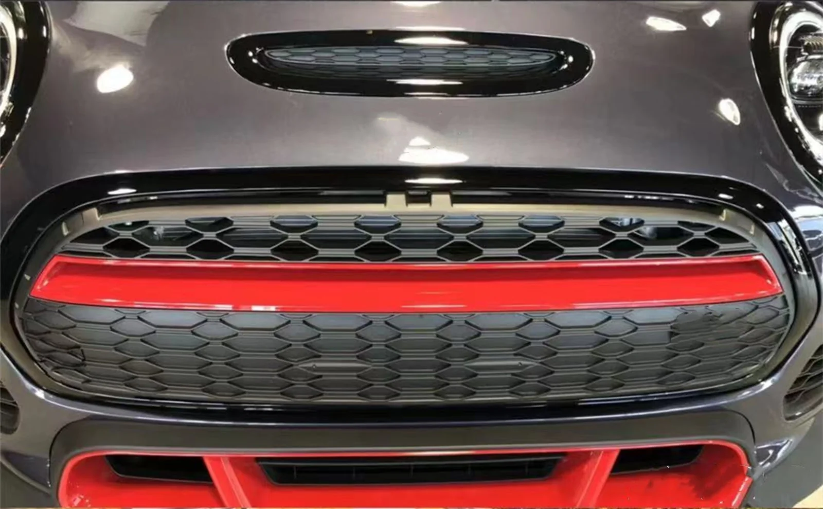 Gloss Black GP3 Front Bumper Grill Kit for Gen 3 MINI - Image 8