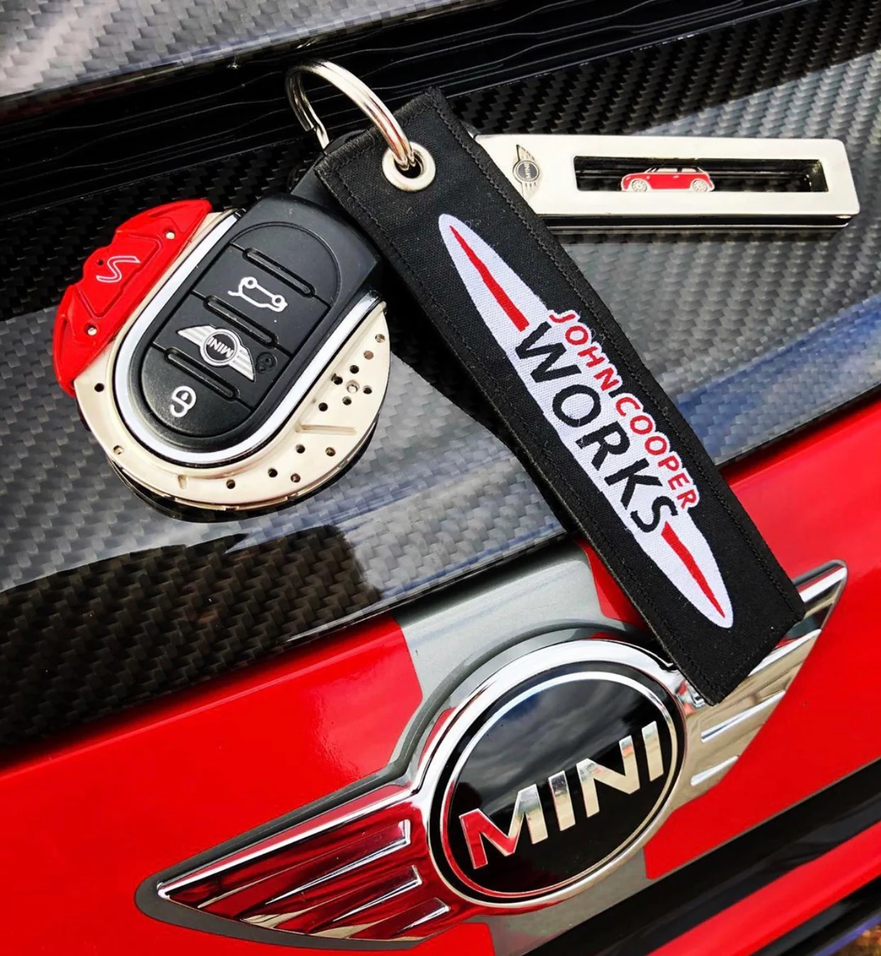 🏎️ JCW Brake Caliper Design Key Fob Case in Alloy Metal - Image 18