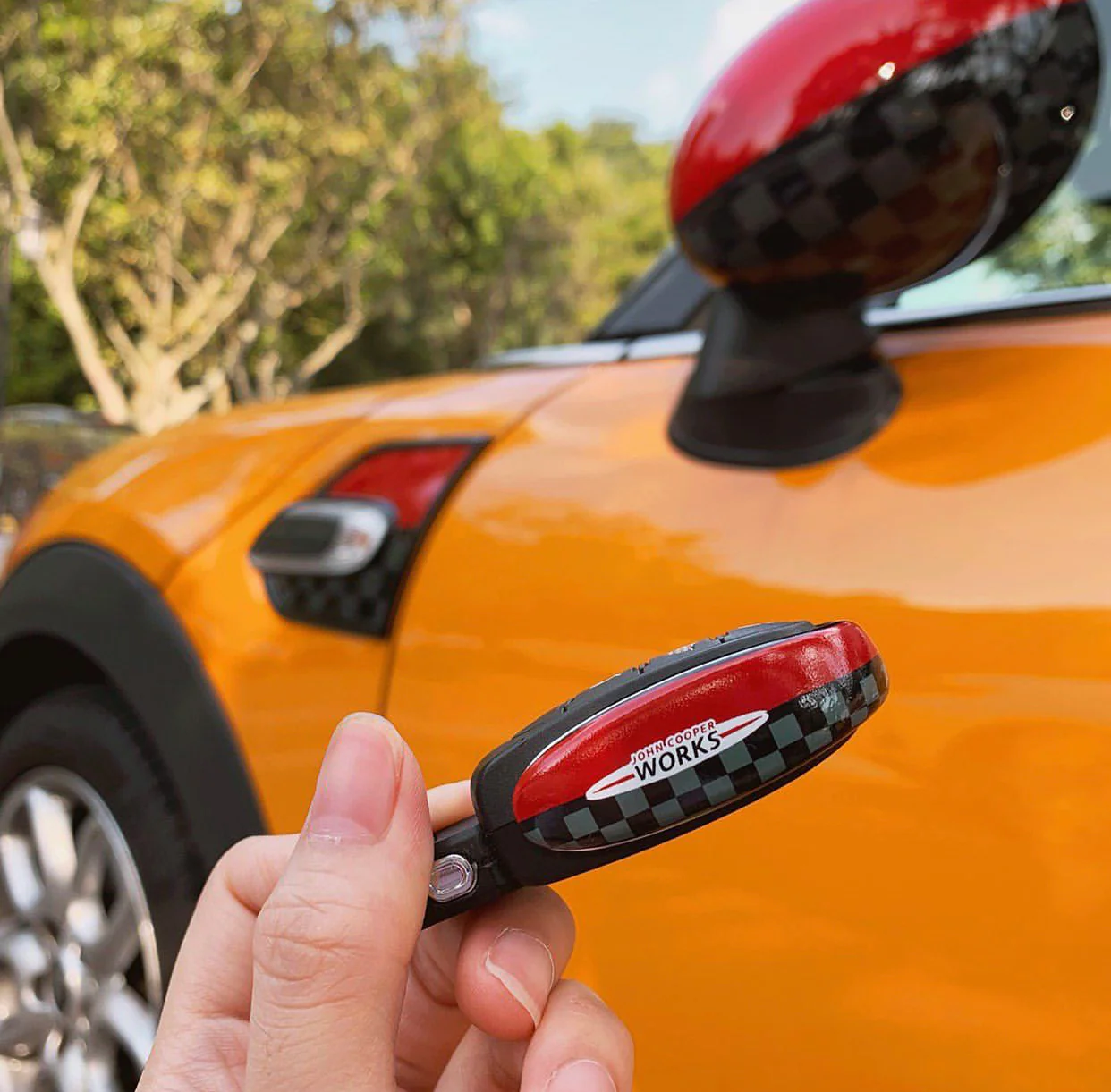 🏁 John Cooper Works Design Key Fob Case in Alloy Metal - Image 10