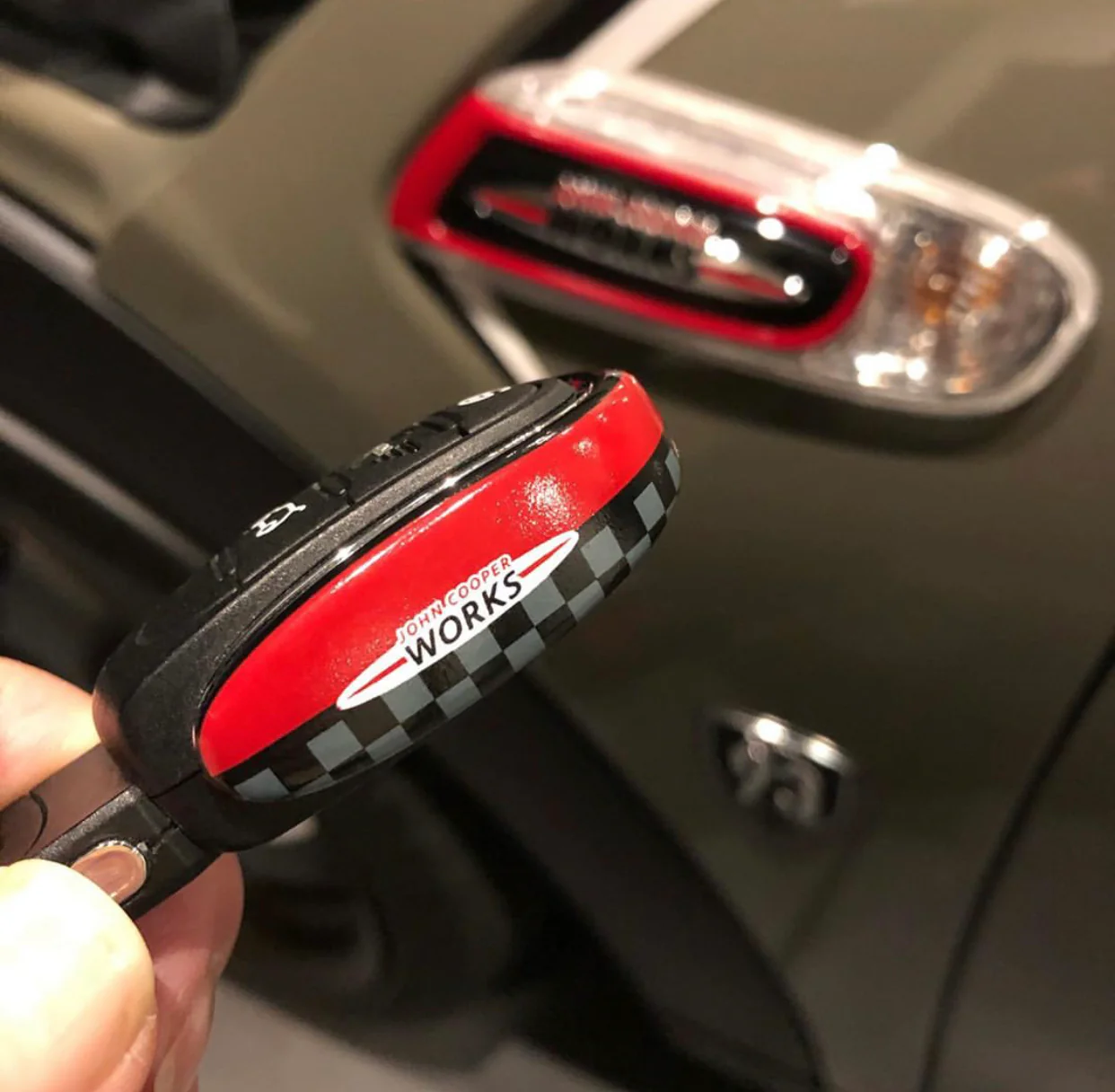 🏁 John Cooper Works Design Key Fob Case in Alloy Metal - Image 12