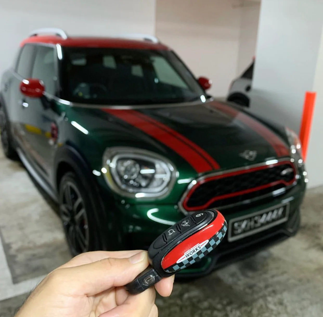 🏁 John Cooper Works Design Key Fob Case in Alloy Metal - Image 13