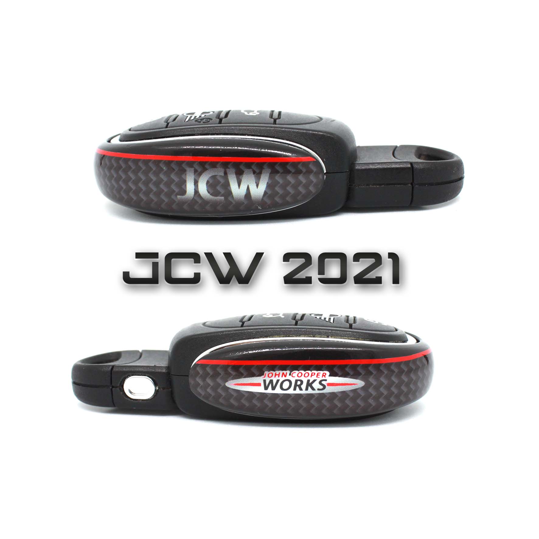 🏁 John Cooper Works Design Key Fob Case in Alloy Metal - Image 3