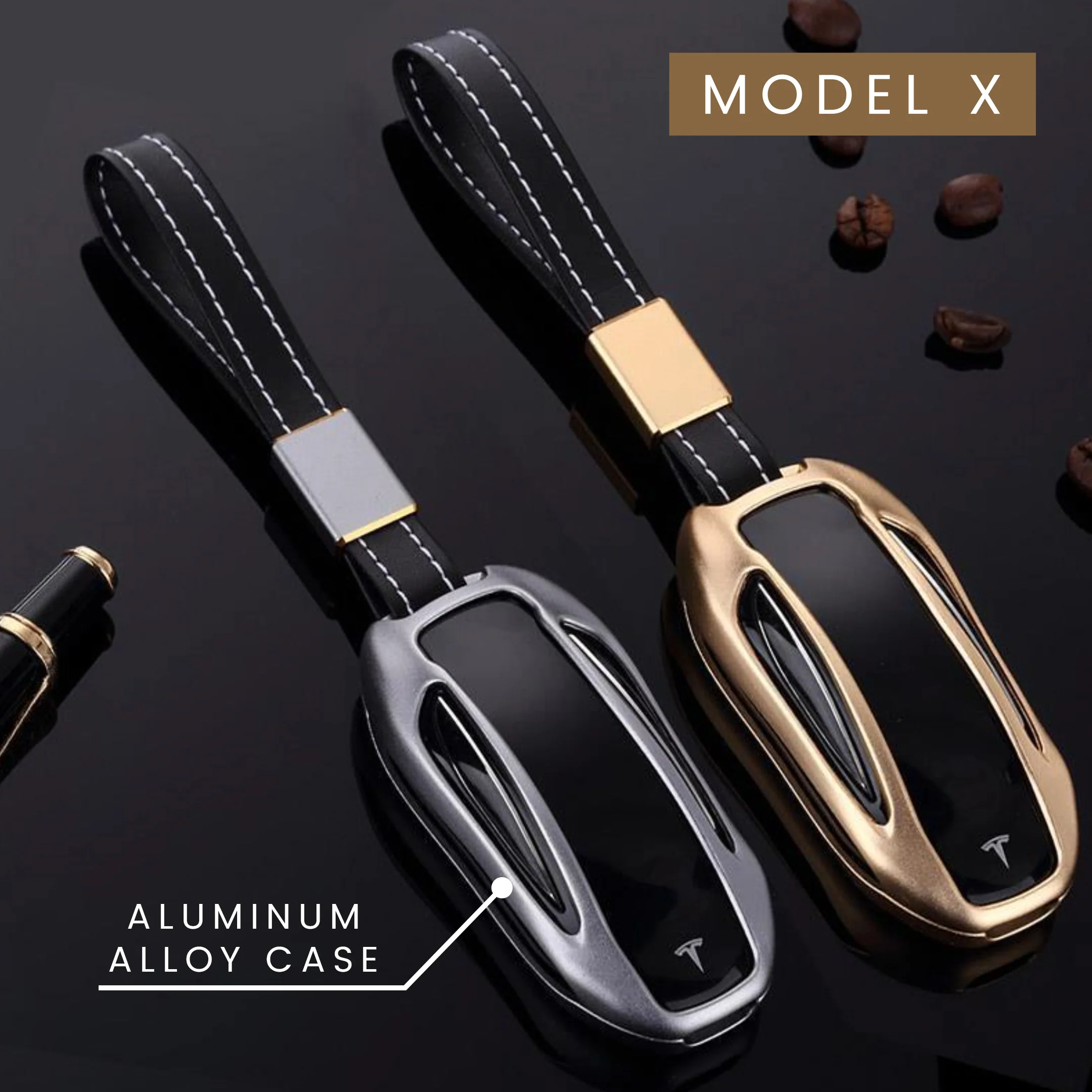 Tesla Alloy Key Fob Case - Image 3
